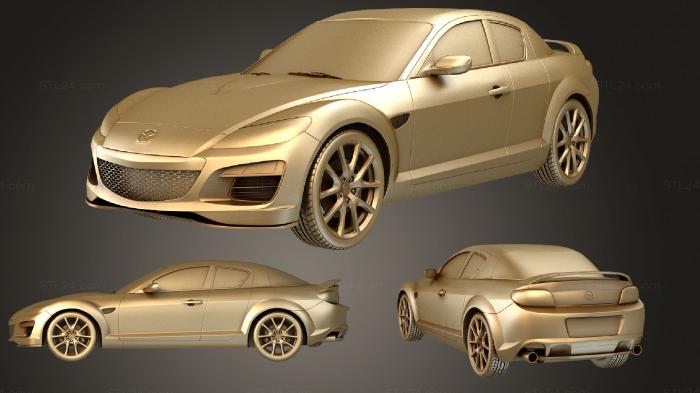 Vehicles (Mazda RX 8 2011, CARS_2399) 3D models for cnc